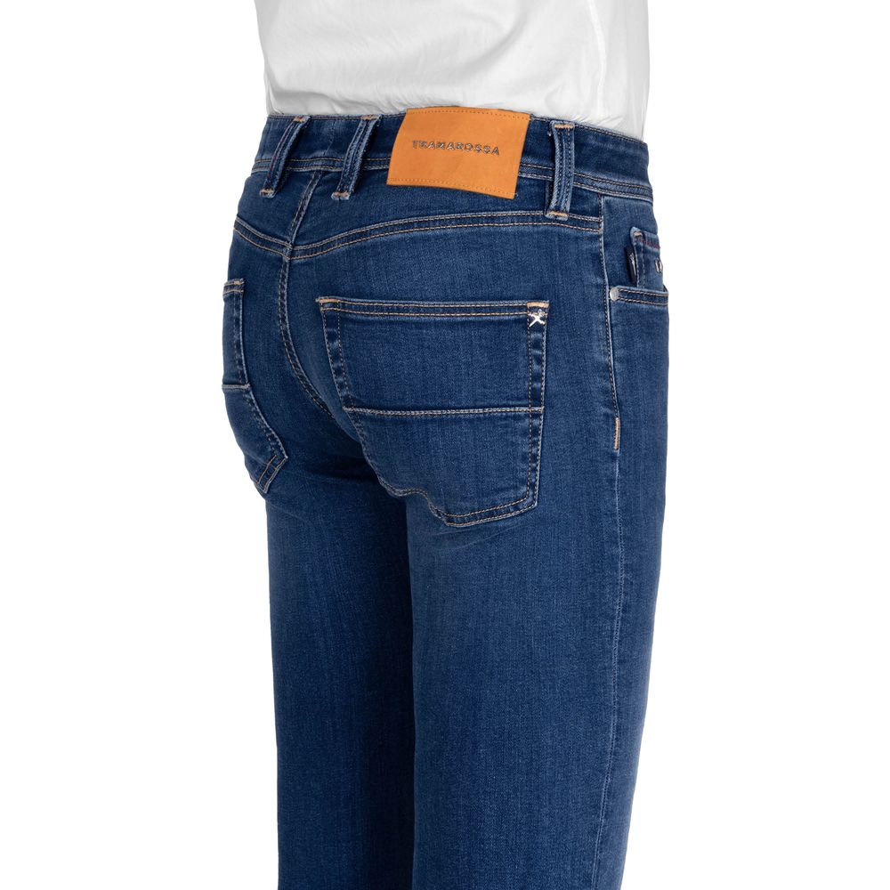 Tramarossa Blue Cotton Jeans &amp; Pants