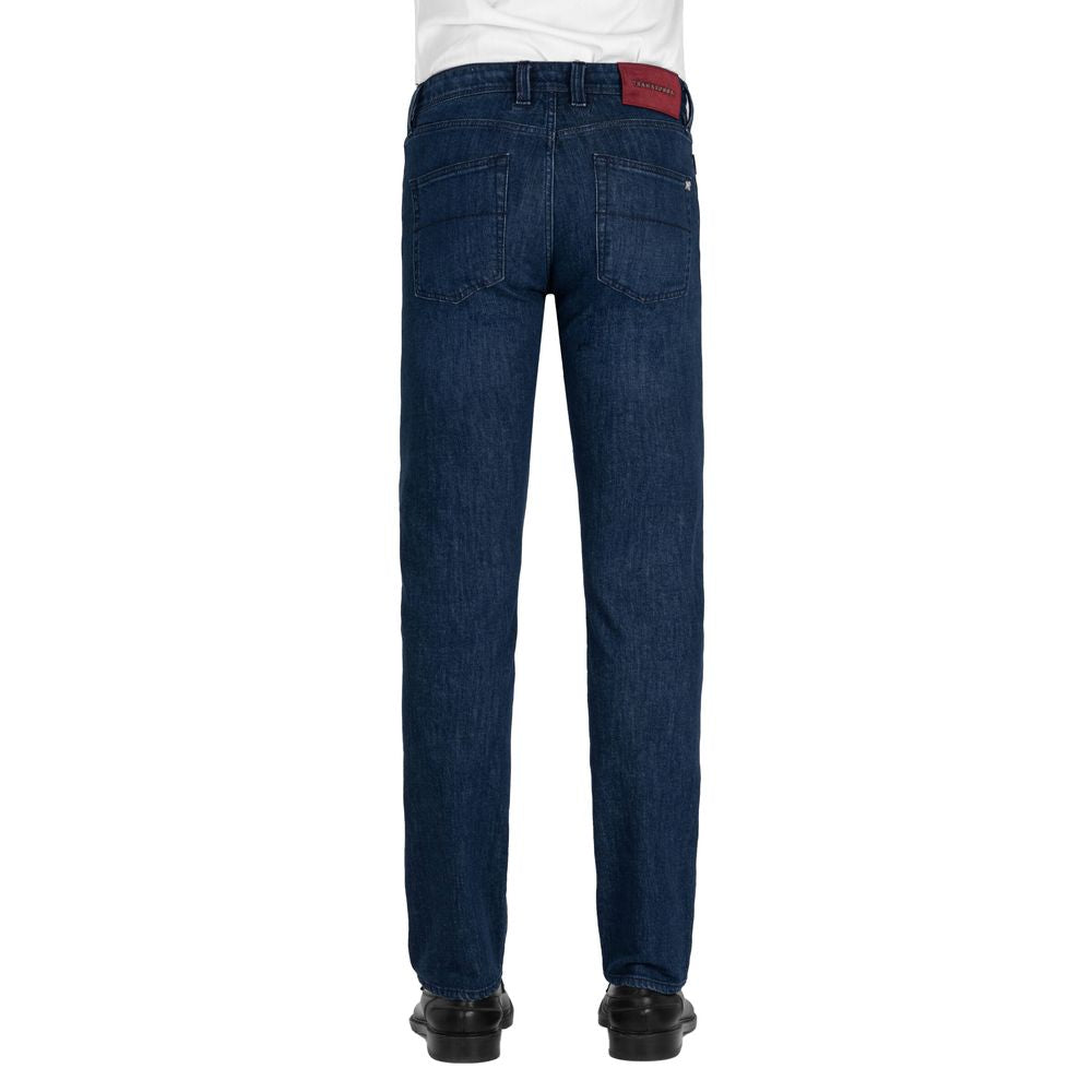 Tramarossa Blue Cotton Jeans &amp; Pants