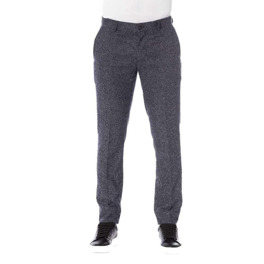 Trussardi Black Cotton Men's Pants