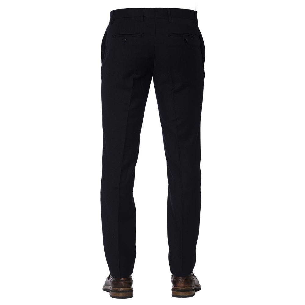 Trussardi Blue Wool Pants for Men