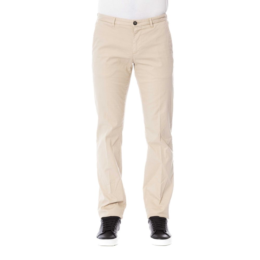 Trussardi Beige Cotton Men's Trousers