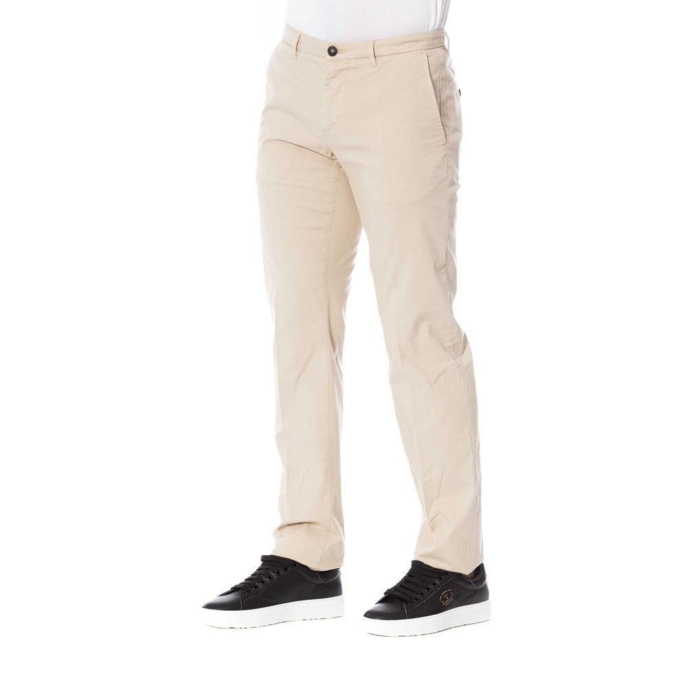 Trussardi Beige Cotton Men's Trousers