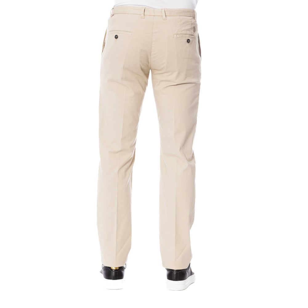 Trussardi Beige Cotton Men's Trousers