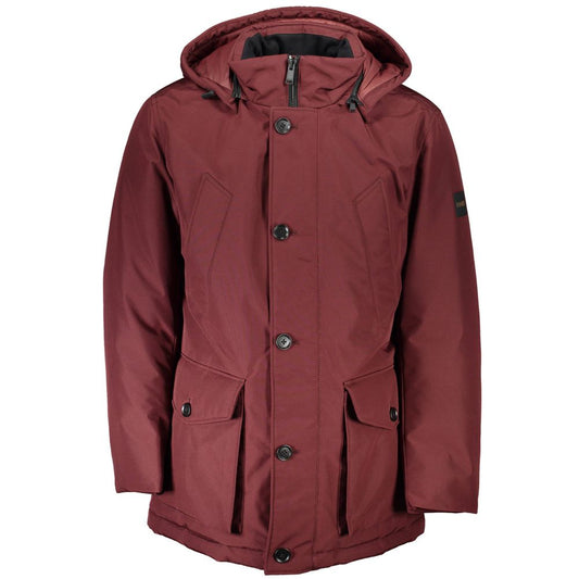 Hugo Boss Rote Polyester Männer Jacke