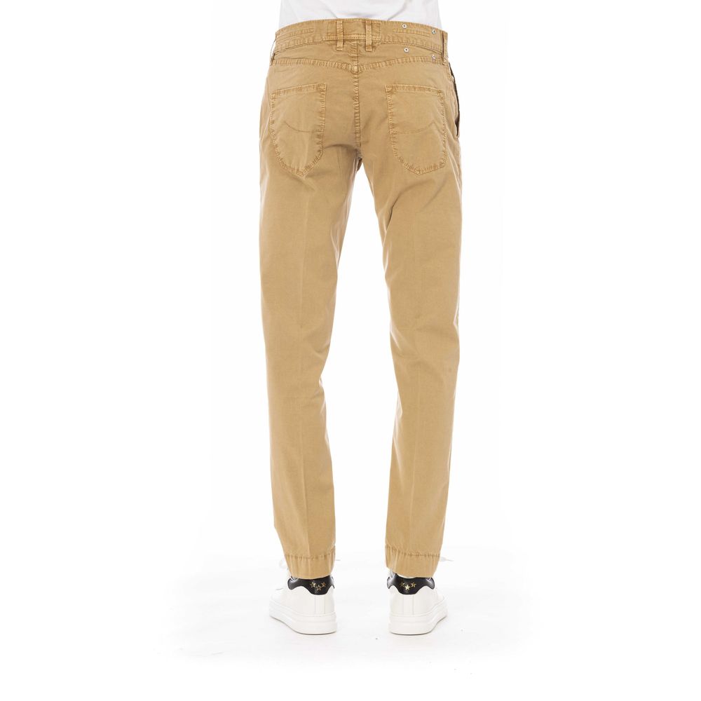 Jacob Cohen Beige Cotton Men Jeans