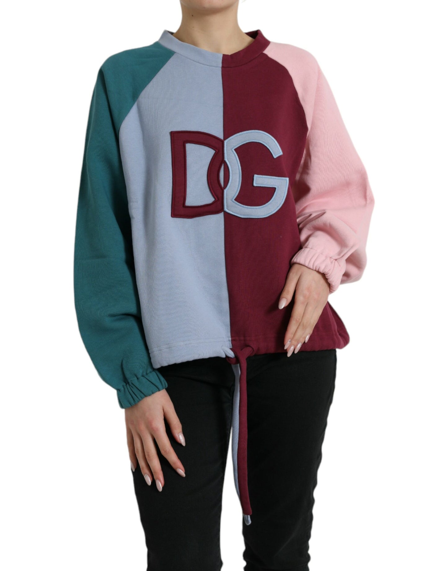 Dolce &amp; Gabbana Multicolor Crew Neck -neulepusero