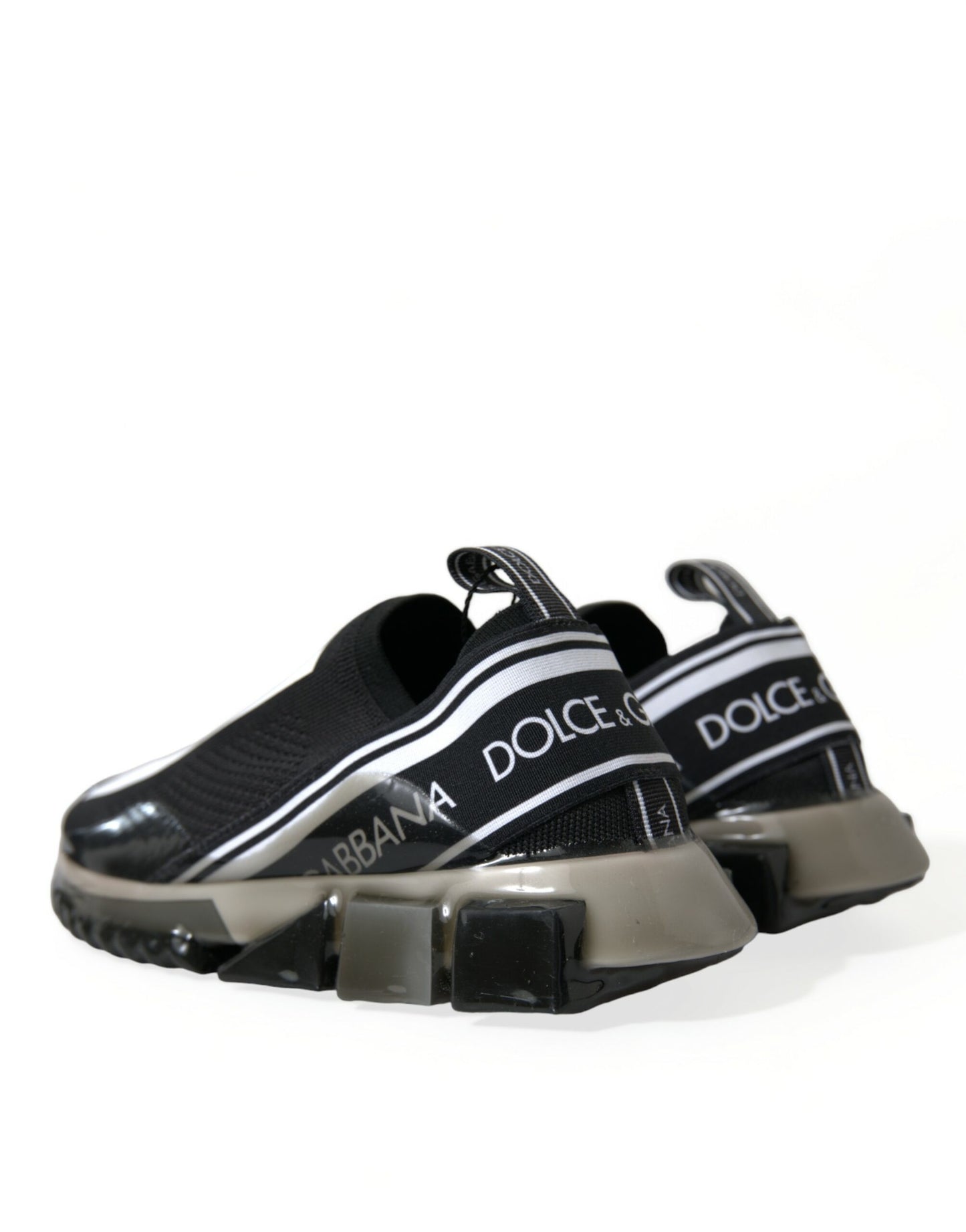 Dolce &amp; Gabbana Elegant black and white Sorrento Sneakers