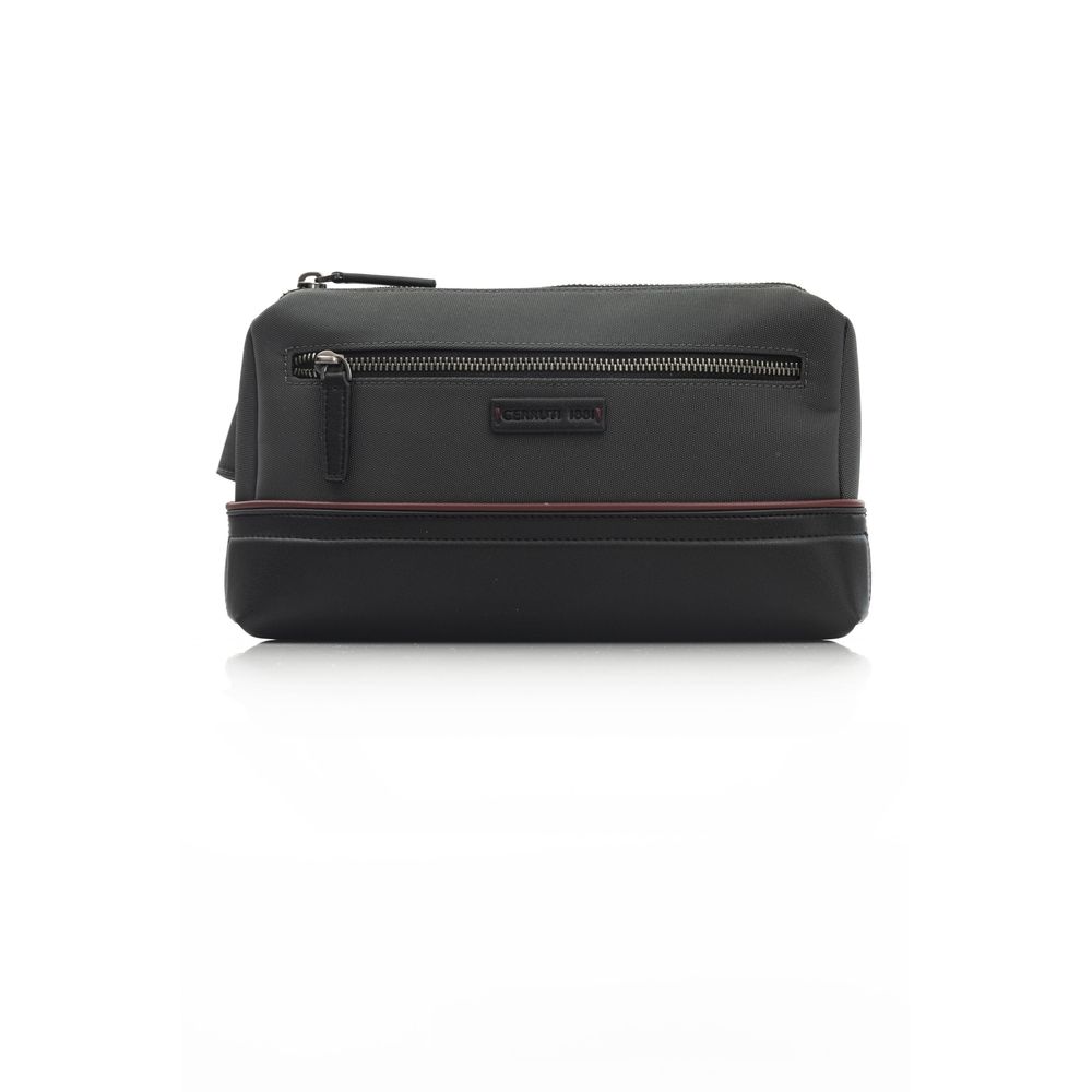 Cerruti 1881 Graue Nylon Männer Clutch