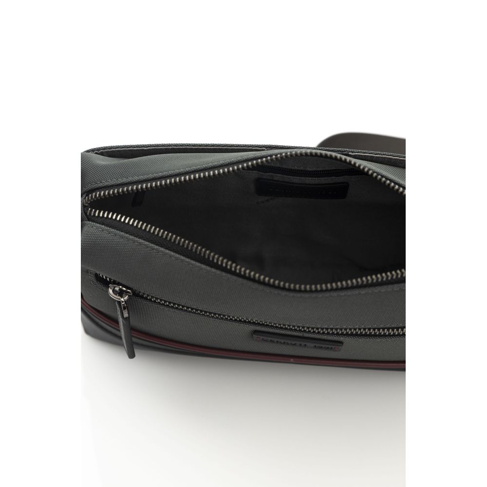 Cerruti 1881 Graue Nylon Männer Clutch