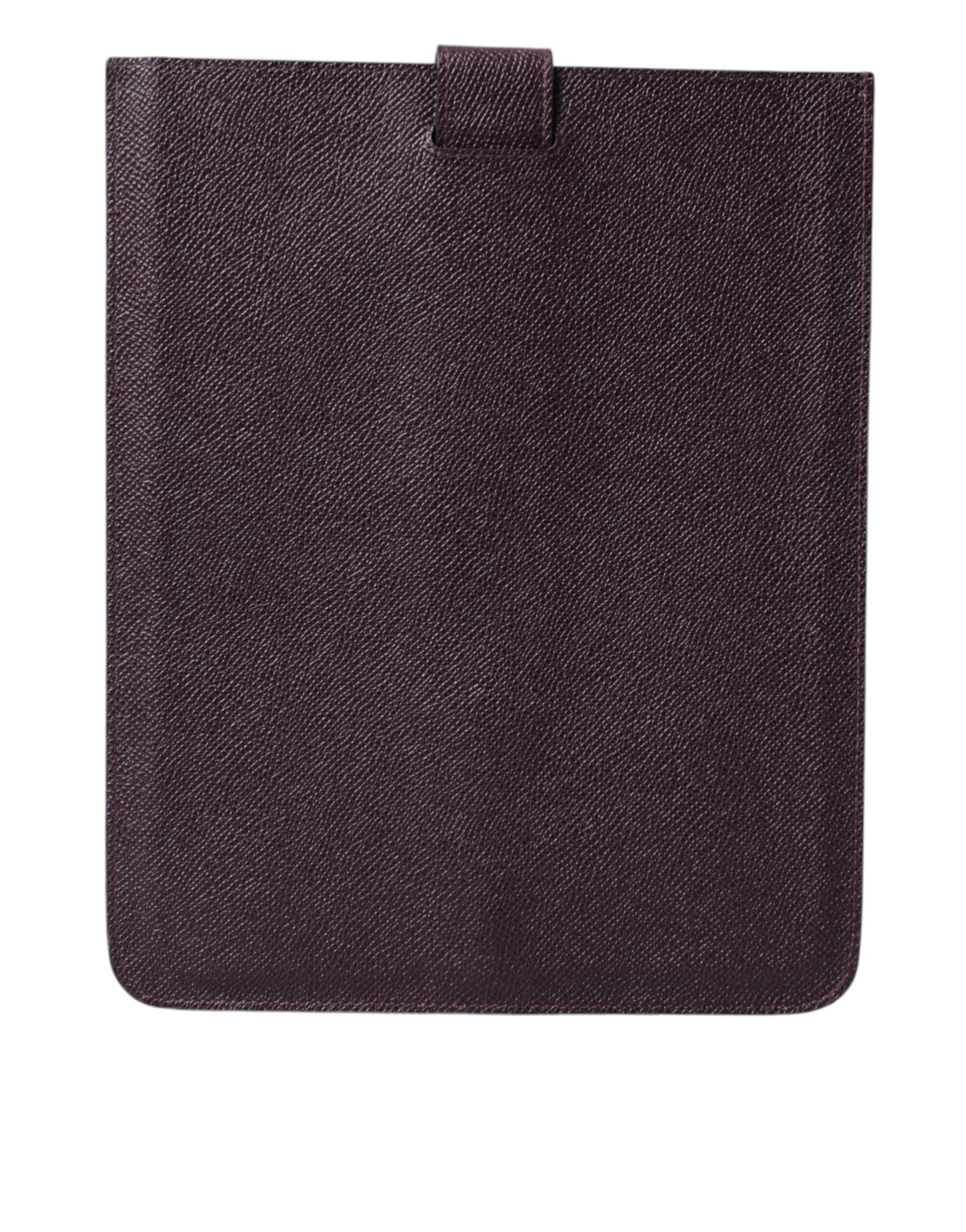 Dolce &amp; Gabbana Elegant leather tablet case in rich brown