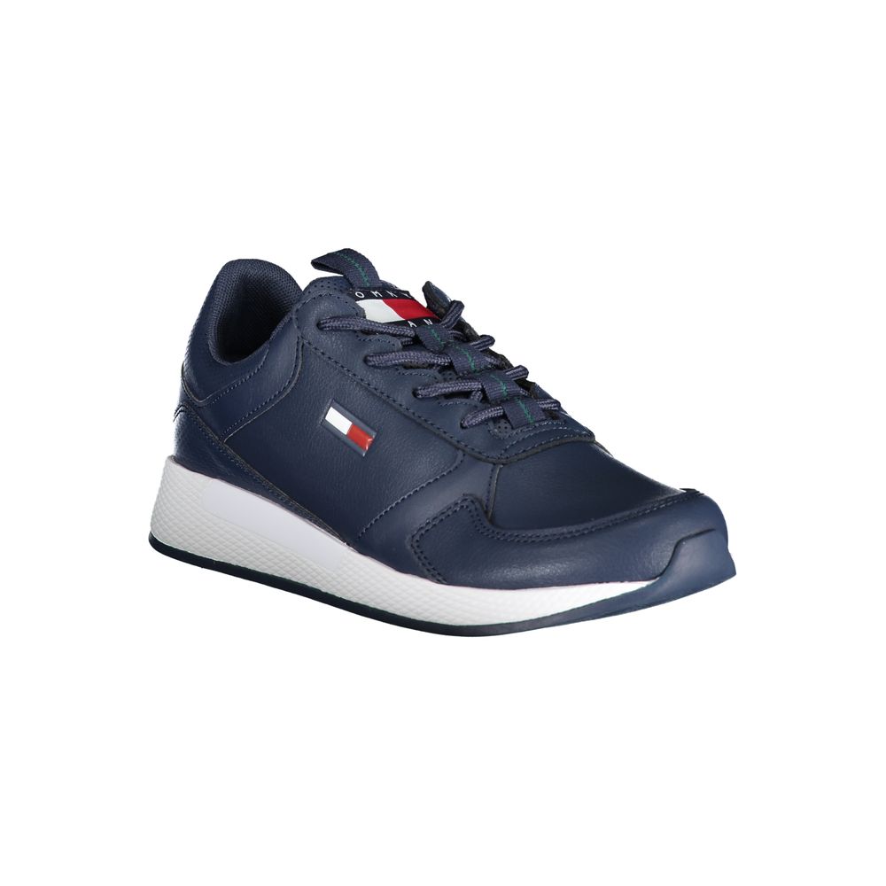 Tommy Hilfiger Blaue Polyethylen Herren Sneaker