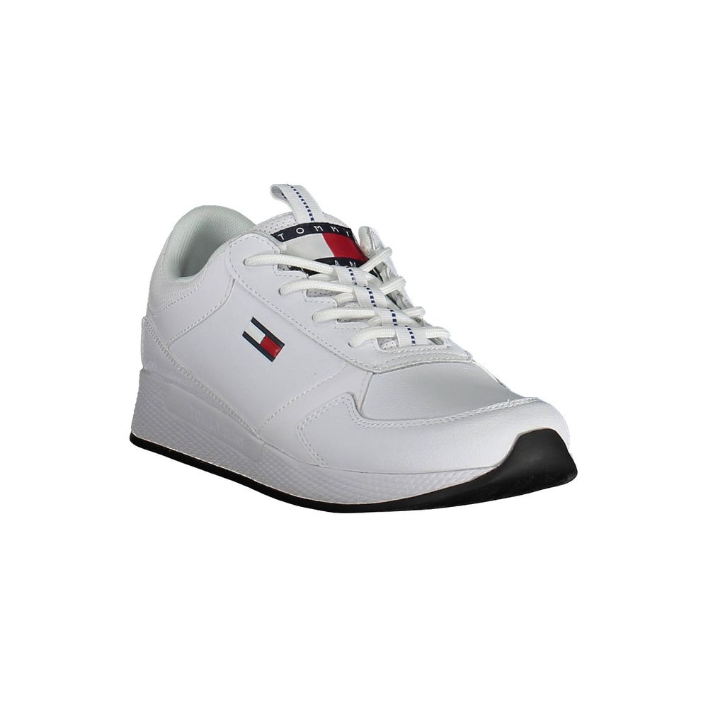 Tommy Hilfiger Weißes Polyethylen Herren Sneaker