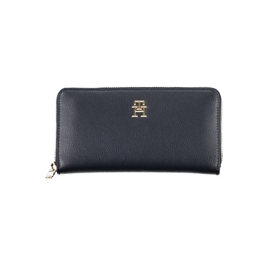 Tommy Hilfiger Elegantes blaues Designer Portemonnaie