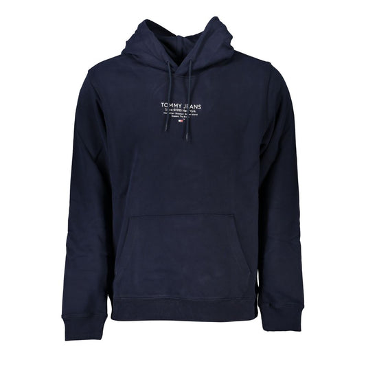 Tommy Hilfiger Schickes blaues Kapuzensweatshirt mit Logo-Detail