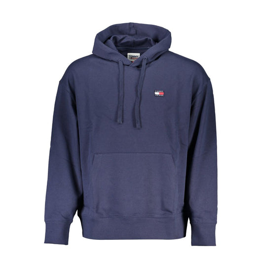 Tommy Hilfiger Schickes blaues Kapuzensweatshirt mit Logo-Detail