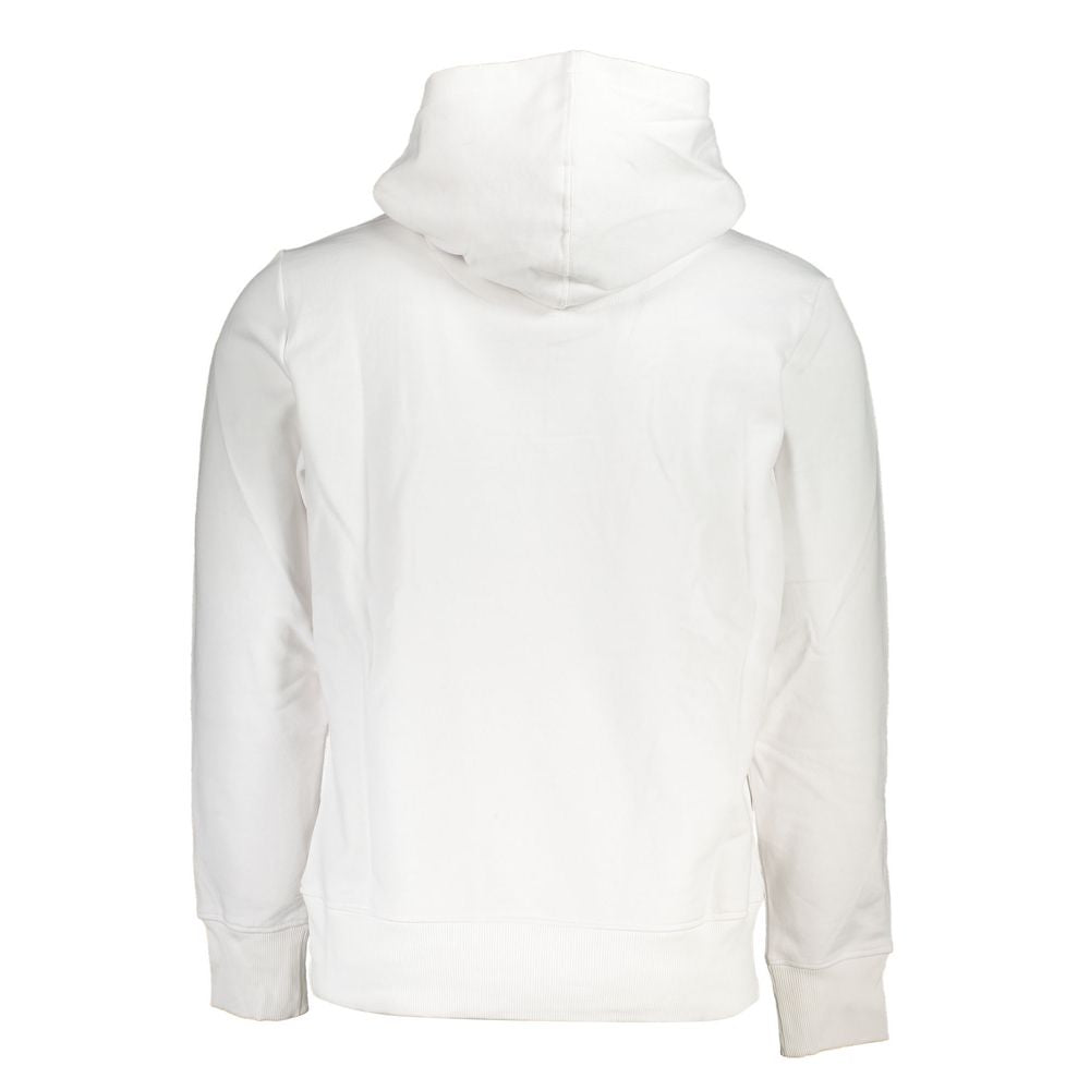 Calvin Klein Elevated Sweatshirt mit Kapuze aus Fleece in Weiß