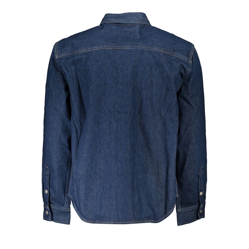 Calvin Klein Klassische blaue Baumwoll-Denim-Jacke