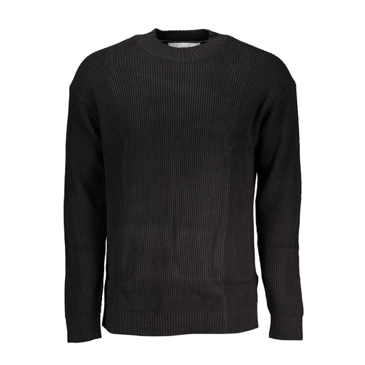 Calvin Klein Schlanker bestickter Pullover mit hohem Halsausschnitt