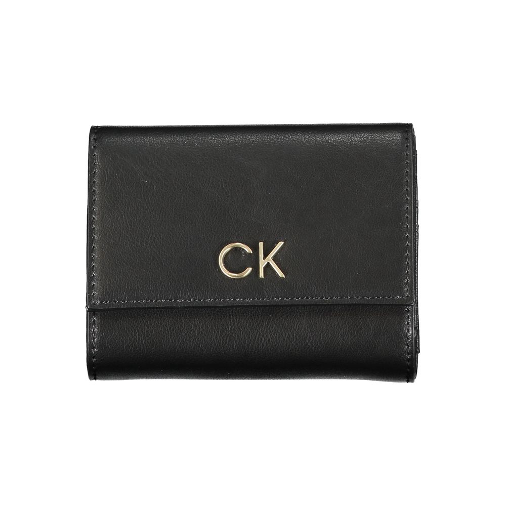 Calvin Klein Elegantes schwarzes RFID-sicheres Portemonnaie