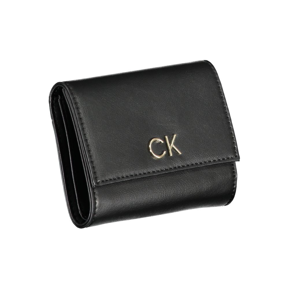 Calvin Klein Elegantes schwarzes RFID-sicheres Portemonnaie