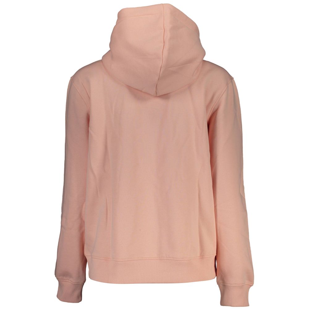 Calvin Klein Schickes rosa Fleece-Sweatshirt mit Kapuze