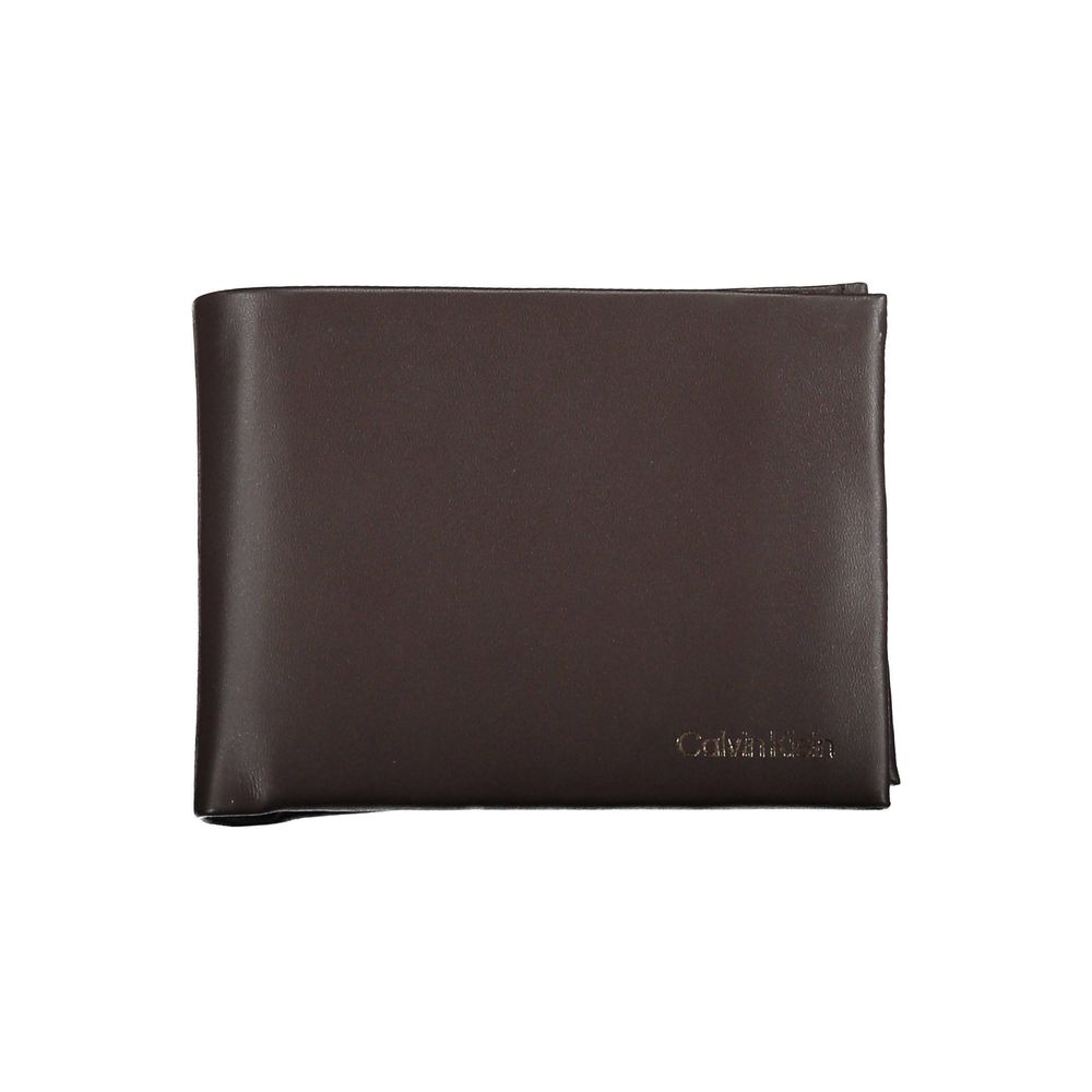 Calvin Klein Elegante Brieftasche aus Leder mit zwei Fächern