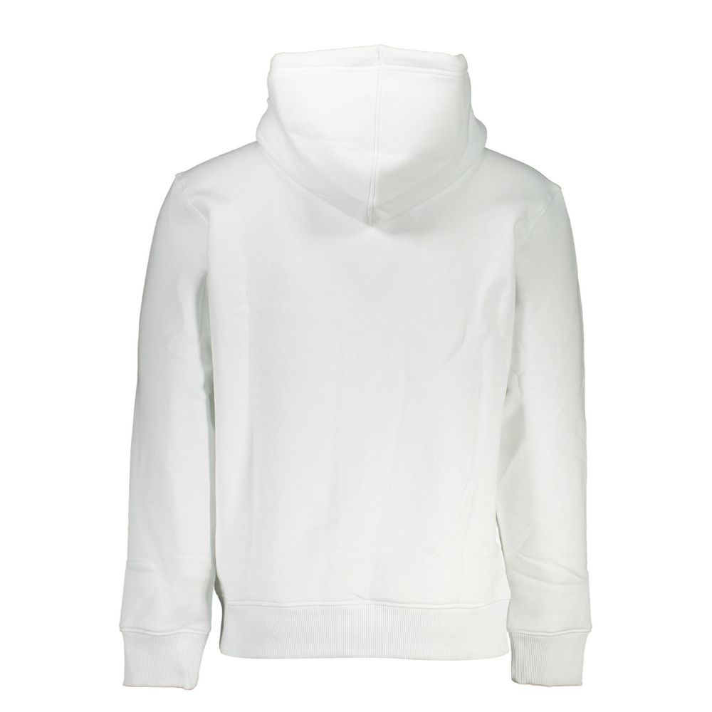 Calvin Klein Schicker weißer bestickter Hoodie mit umweltbewusstem Touch