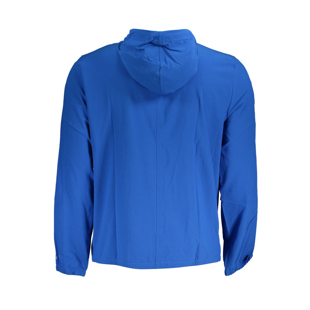 Calvin Klein Glatte Sportjacke mit Kapuze in leuchtendem Blau