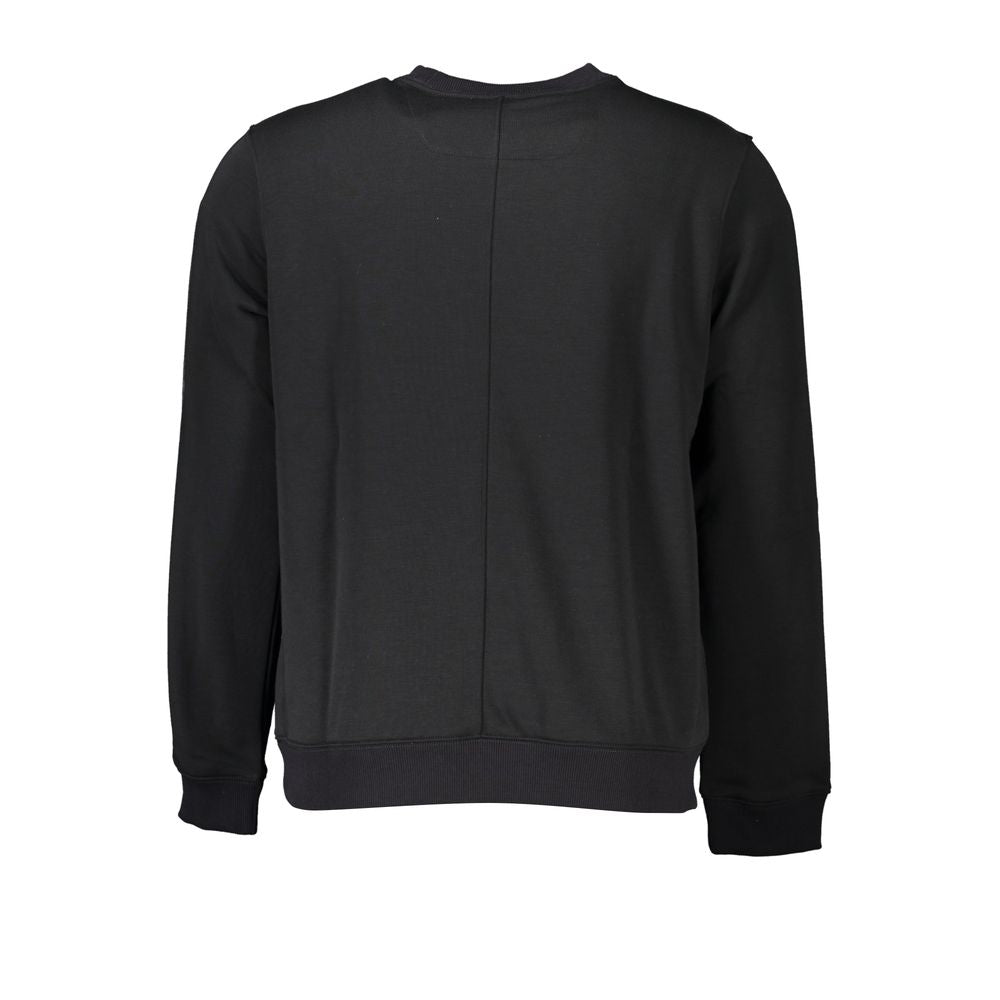 Calvin Klein Schlanker schwarzer Pullover mit Rundhalsausschnitt