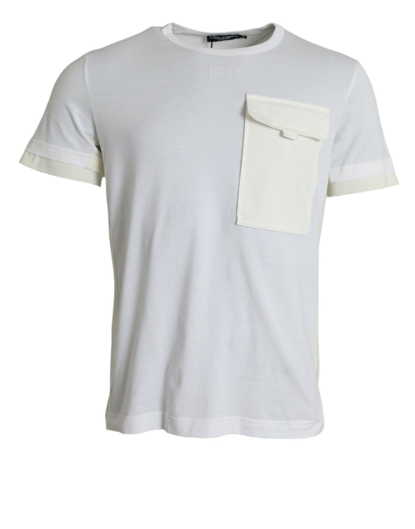 Dolce &amp; Gabbana Elegant white cotton round neck t-shirt