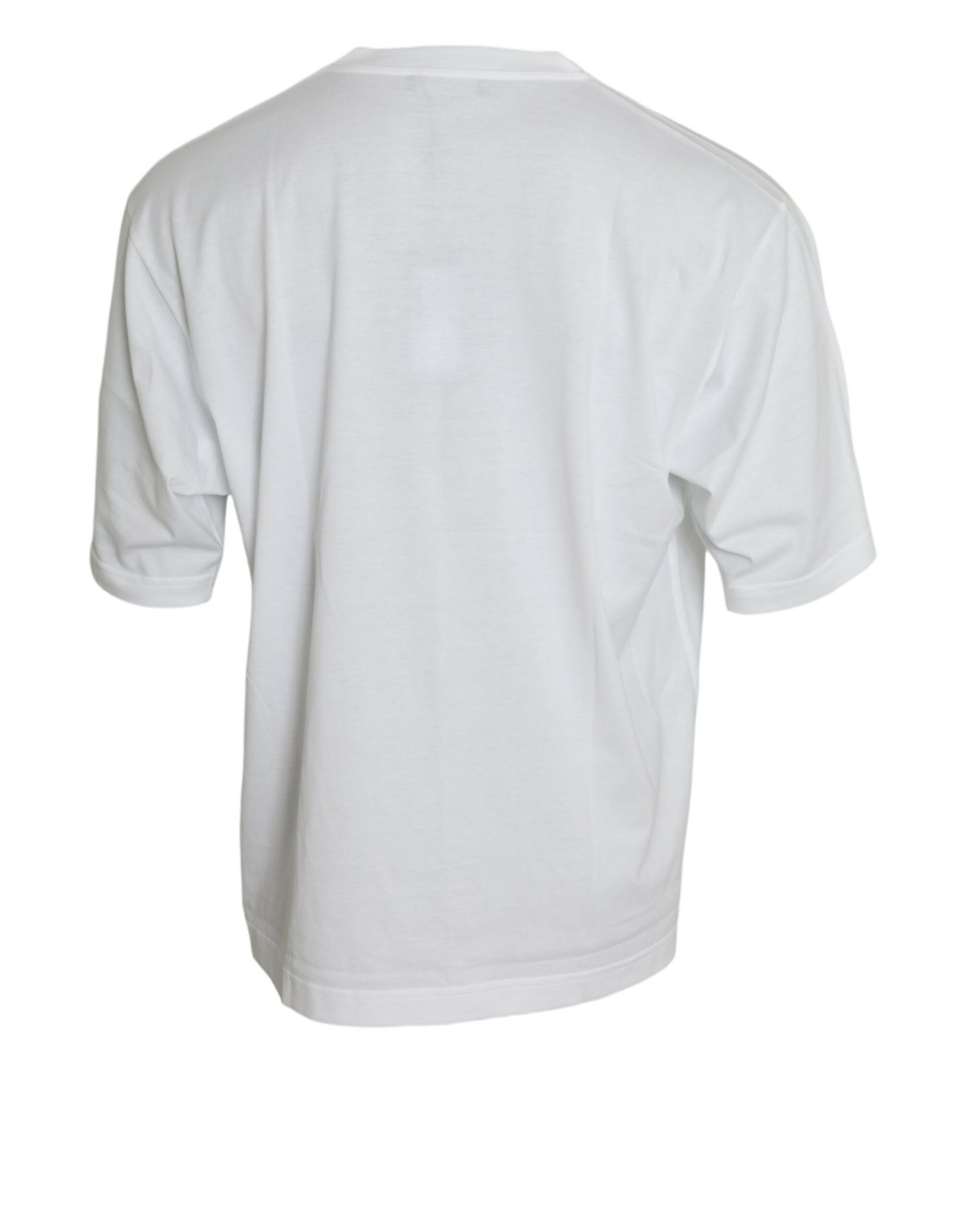 Dolce &amp; Gabbana Elegant white luxury round neck tee