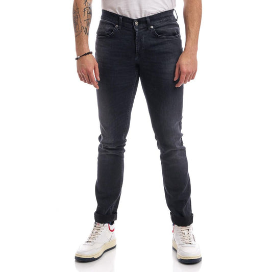 Dondup High-quality black stretch jeans for sophisticated style