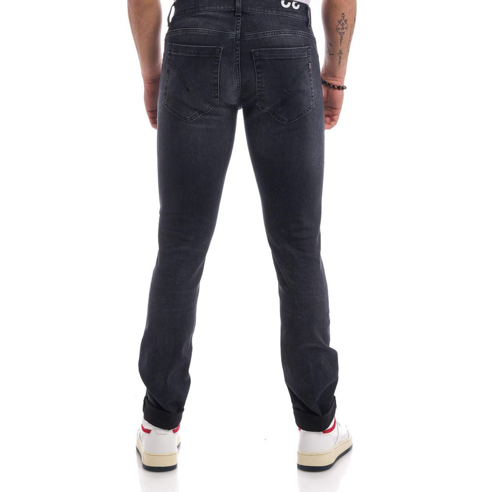 Dondup High-quality black stretch jeans for sophisticated style