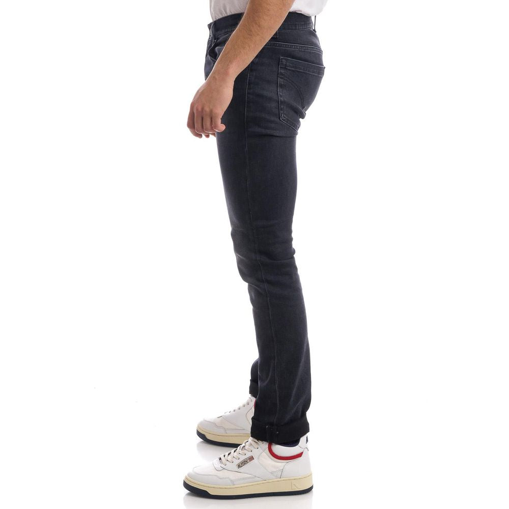 Dondup High-quality black stretch jeans for sophisticated style