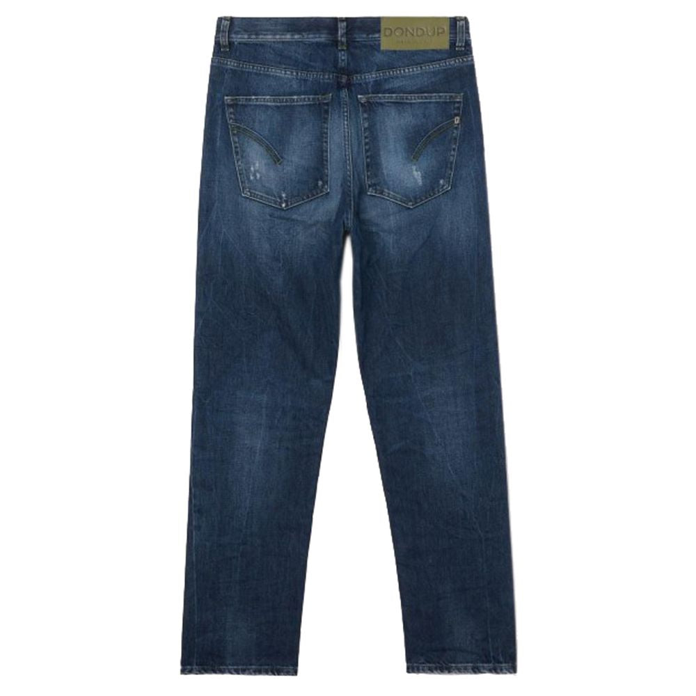 Chic Dondup Paco denim with unique green decorative stitching