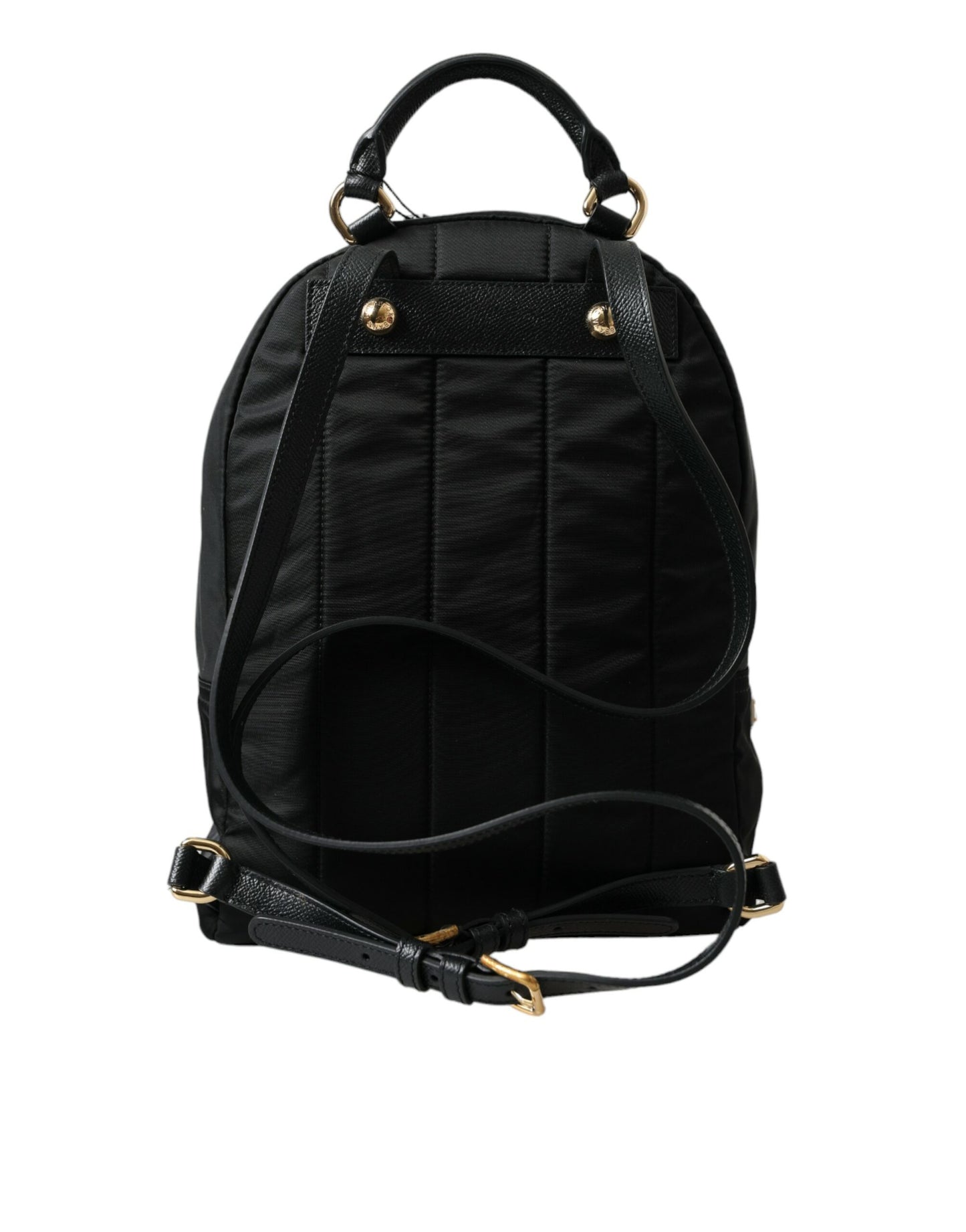 Dolce &amp; Gabbana Elegant Ornate Black Backpack