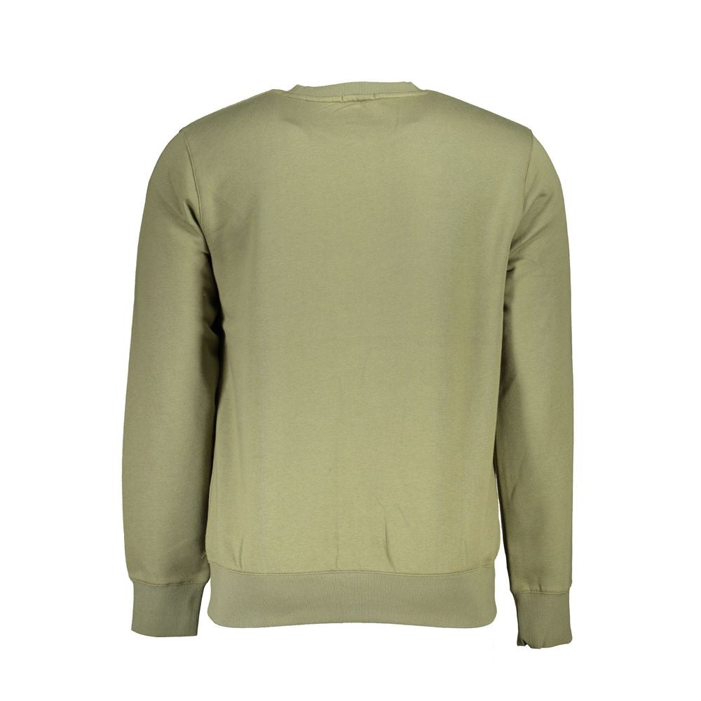 Timberland Klassisches grünes Fleece-Sweatshirt mit Rundhalsausschnitt