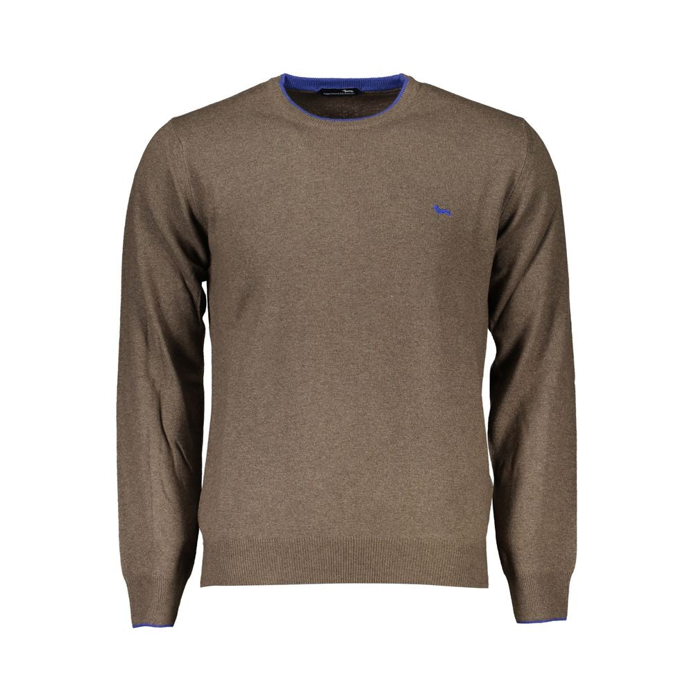 Harmont & Blaine Eleganter Pullover mit Rundhalsausschnitt und Kontrastdetails