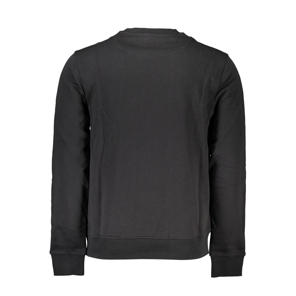 Harmont & Blaine Langärmeliges Sweatshirt mit Rundhalsausschnitt in Schwarz