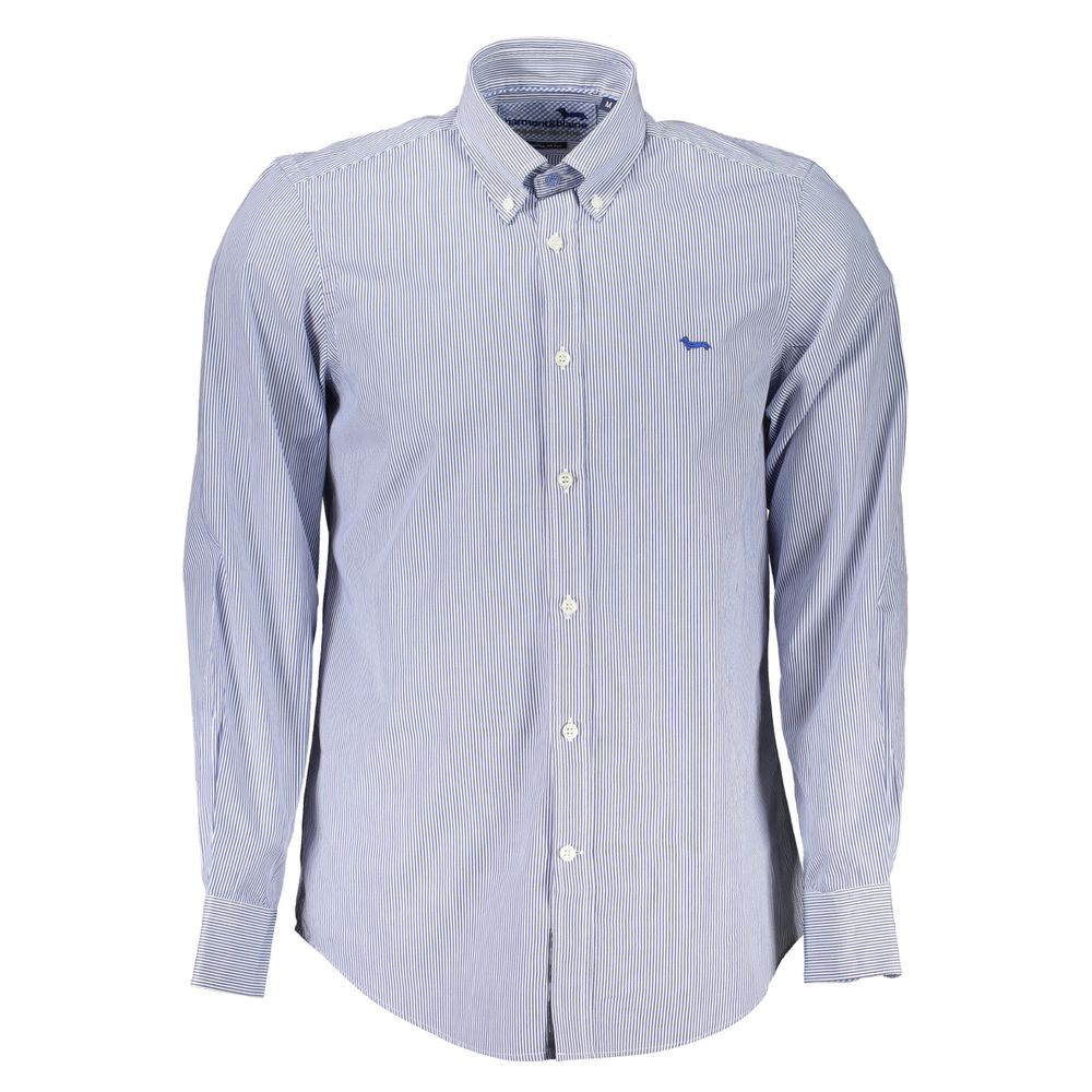 Harmont & Blaine Elegantes gestreiftes Langarm-Button-Down-Hemd