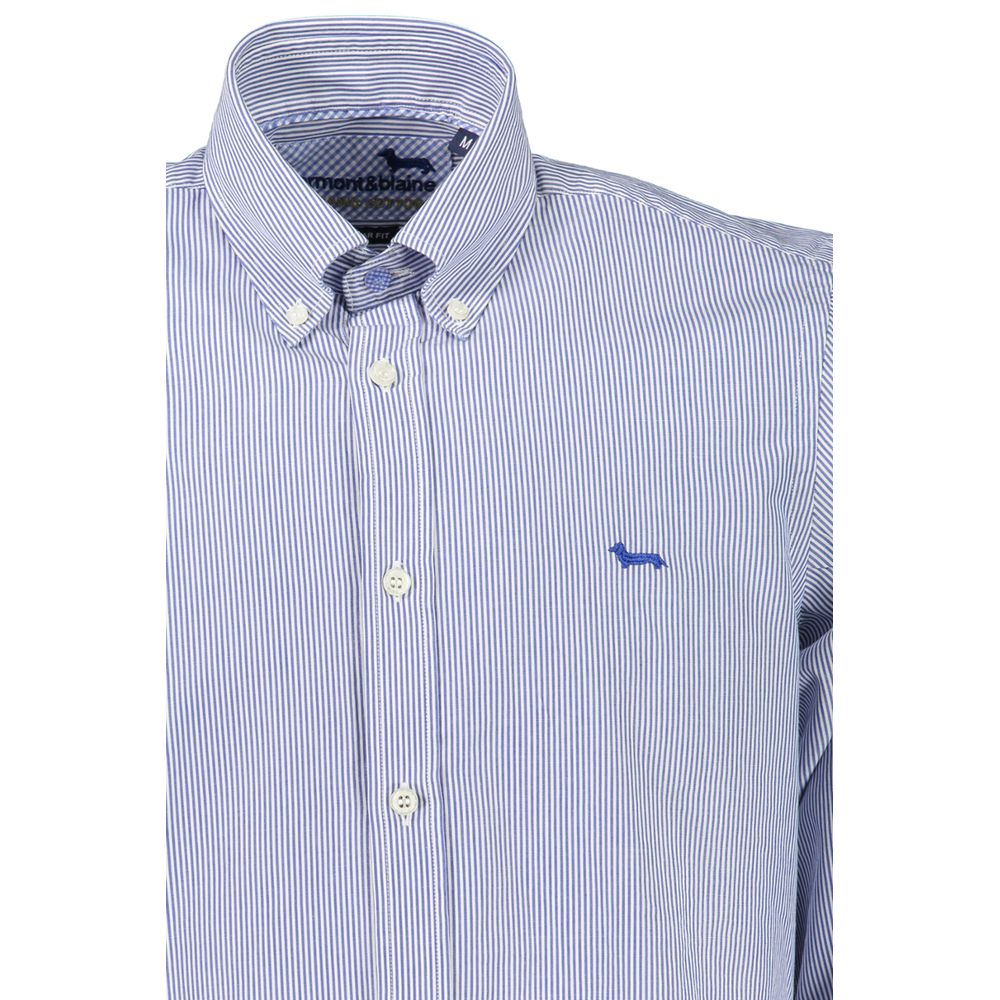 Harmont & Blaine Elegantes gestreiftes Langarm-Button-Down-Hemd