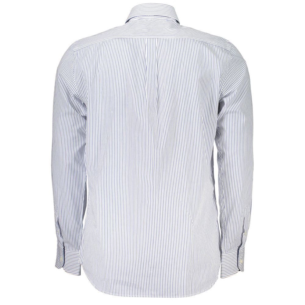 Harmont & Blaine Elegantes gestreiftes Button-Down-Hemd aus Baumwolle