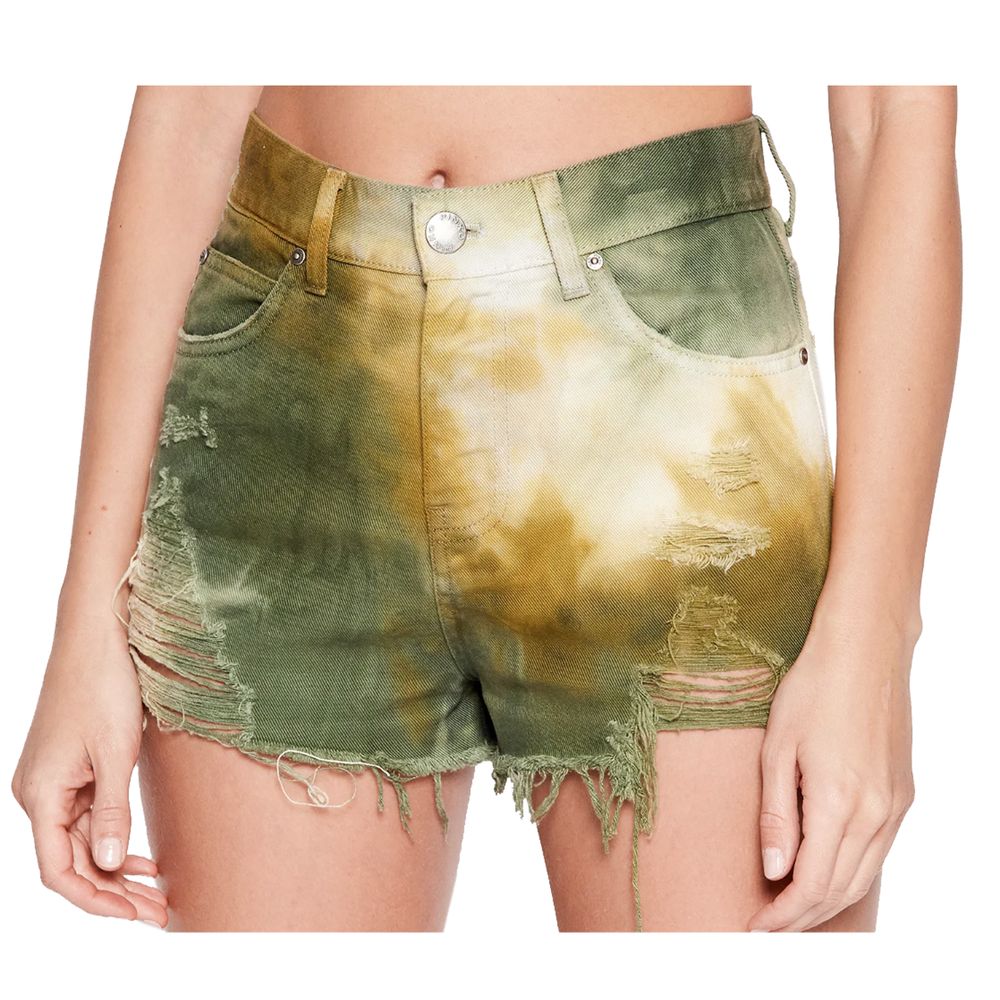 PINKO Green Cotton Women's Short