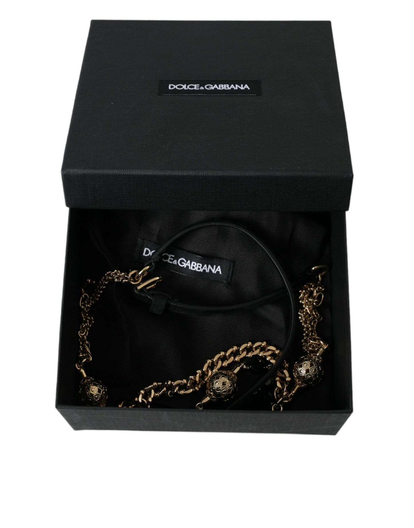 Dolce &amp; Gabbana Elegant Crystal Bounce Leather Belt