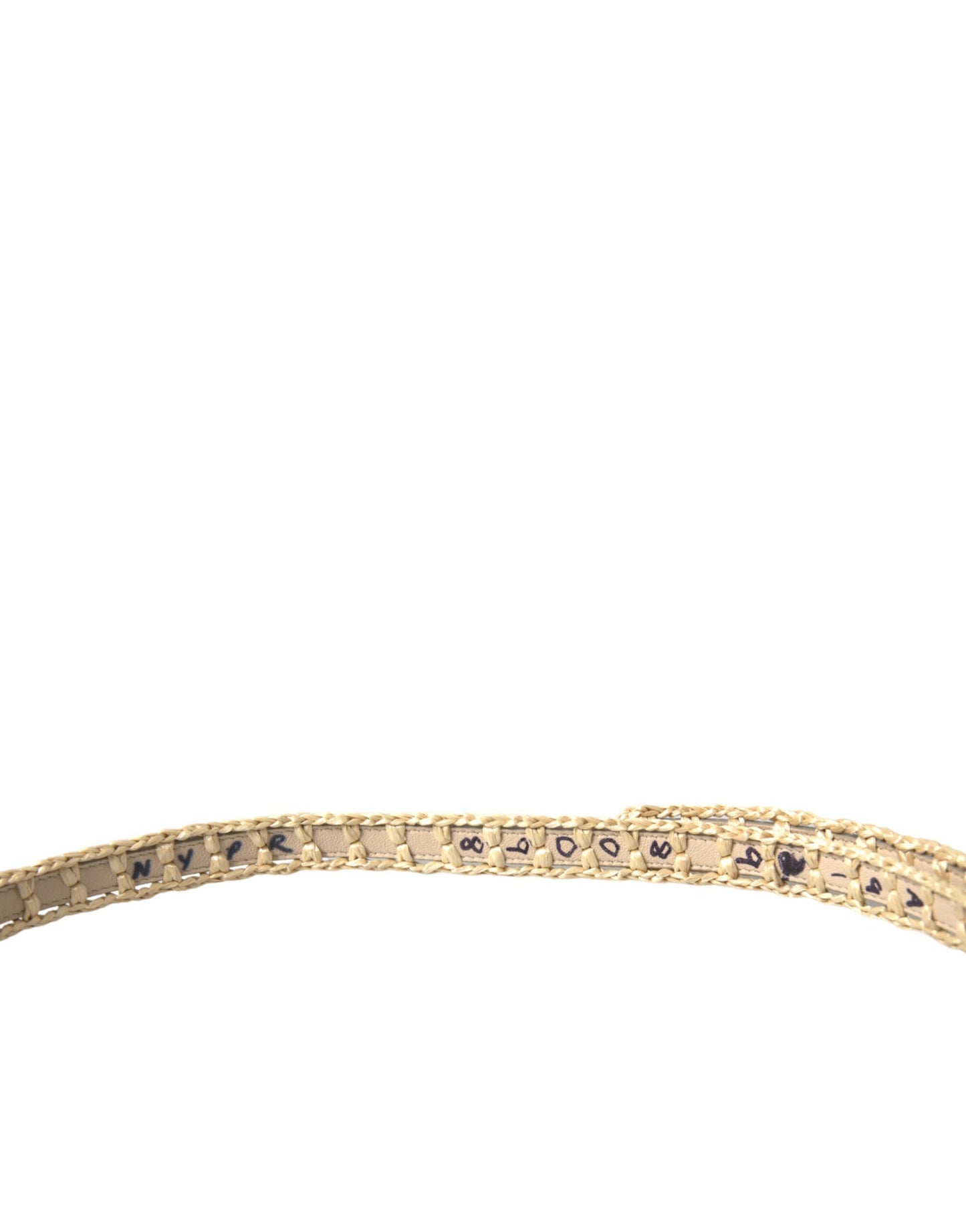 Dolce &amp; Gabbana Elegant beige leather belt