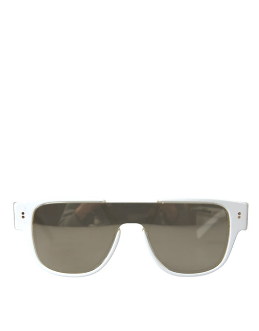 Dolce &amp; Gabbana Chic white designer sunglasses made of acetate