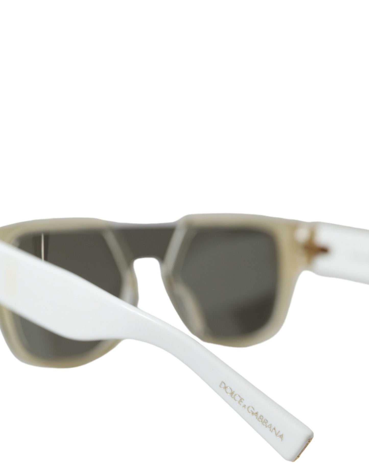 Dolce &amp; Gabbana Chic white designer sunglasses made of acetate