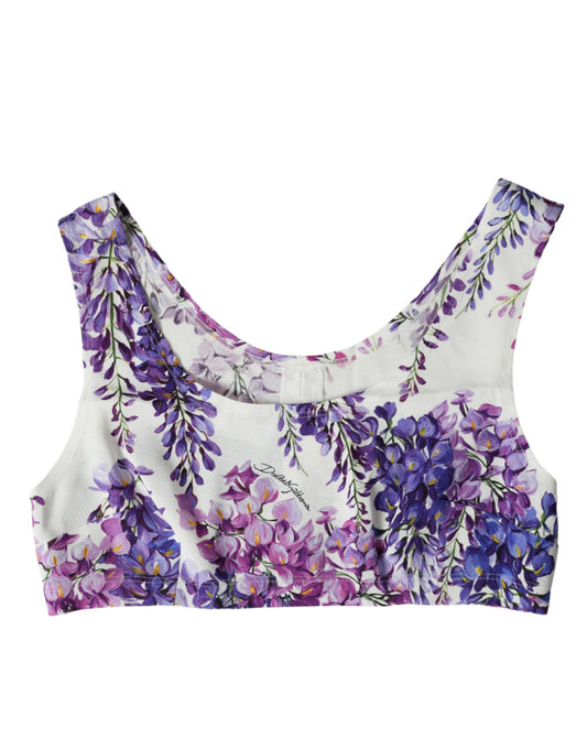 Dolce &amp; Gabbana Elegant floral cropped top