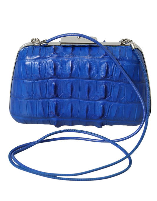 Balenciaga Electric Blue Crocodile Nahkainen kytkin