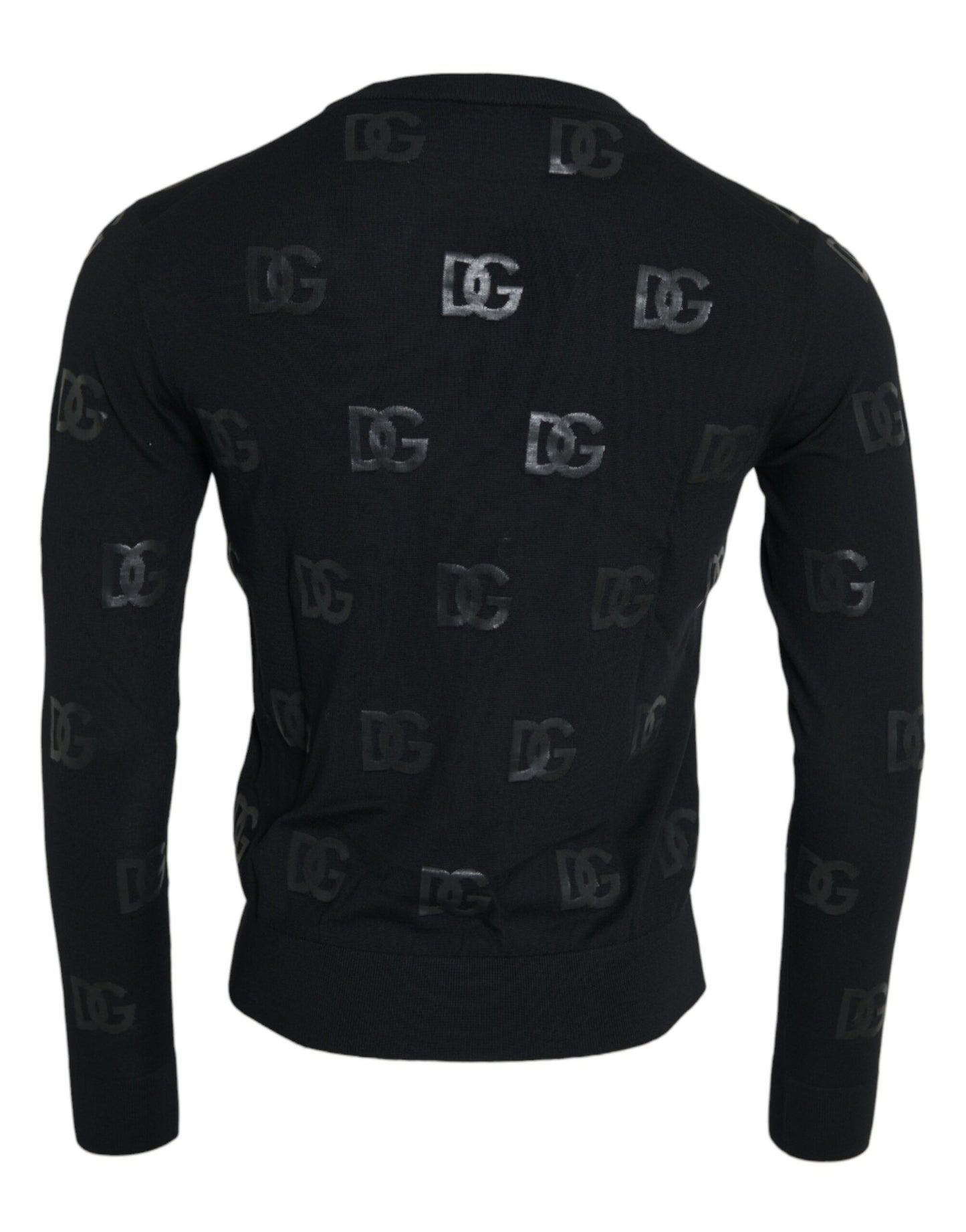 Dolce & Gabbana Schwarzer DG Logo Pullover Sweatshirt Pullover